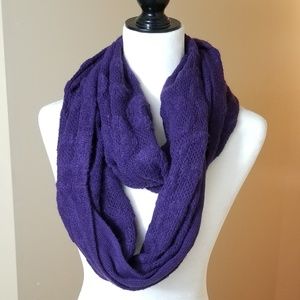 Purple Infinity Scarf